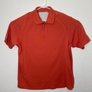 Tommy Bahama Mens XL Coral Orange SS Polo Shirt